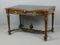 Antique French Walnut Double-Drawer Writing Table, Image 7