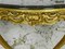 Antique French Louis XV Style Gilt Console Table with Marble Top 5