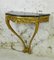 Antique French Louis XV Style Gilt Console Table with Marble Top 3