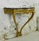Antique French Louis XV Style Gilt Console Table with Marble Top 4