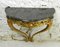 Antique French Louis XV Style Gilt Console Table with Marble Top 7
