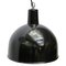 Lámparas colgantes industriales vintage esmaltadas en negro, Imagen 7