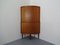 Danish Teak Corner Cupboard, 1960s 1