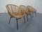 French Bamboo Chairs, 1970s, Set of 3 3