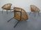 French Bamboo Chairs, 1970s, Set of 3 10