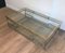 Vintage Chrome and Brass Coffee Table, 1970s 17