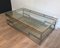 Vintage Chrome and Brass Coffee Table, 1970s, Image 6