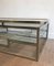 Vintage Chrome and Brass Coffee Table, 1970s 10