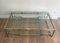 Vintage Chrome and Brass Coffee Table, 1970s 9