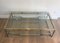 Vintage Chrome and Brass Coffee Table, 1970s, Image 9