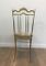 Neo-Classical Brass Chairs, 1970s, Set of 4 3