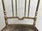Neo-Classical Brass Chairs, 1970s, Set of 4 5