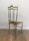 Neo-Classical Brass Chairs, 1970s, Set of 4 16