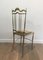 Neo-Classical Brass Chairs, 1970s, Set of 4, Image 16