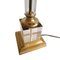 Mid-Century French Acrylic Glass and Brass Table Lamp 5