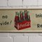 Spanisches Coca-Cola Werbeschild, 1950er 2