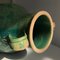 Handgefertigte blau-grüne glasierte Schale aus Terrakotta von Golnaz 8