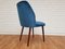 Mid-Century Retro Velvet & Beech Chair 7