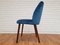 Mid-Century Retro Velvet & Beech Chair 4