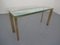 French Chrome & Brass Glass Console Table, 1970s 16