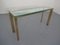 French Chrome & Brass Glass Console Table, 1970s, Image 16