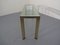 French Chrome & Brass Glass Console Table, 1970s, Image 19