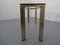 French Chrome & Brass Glass Console Table, 1970s 12