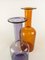 Botelleros vintage de vidrio de Otto Breuer para Holmegaard. Juego de 2, Imagen 4