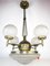 Große Art Deco Deckenlampe, 1900er 1