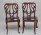 19th-Century Carved Mahogany Side Chairs, Set of 2 5