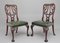19th-Century Carved Mahogany Side Chairs, Set of 2, Image 7