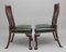 19th Century Carved Mahogany Chairs, Set of 4, Image 8