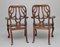 19th Century Carved Mahogany Chairs, Set of 4 7