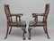 19th Century Carved Mahogany Chairs, Set of 4, Image 9