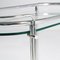 Chariot de Bar Mid-Century en Laiton, Chrome et Cristal de Fontana Arte 4