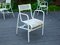 Vintage Perforated Steel Garden Chairs, Set of 3 15