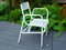 Vintage Perforated Steel Garden Chairs, Set of 3 10