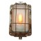 Vintage Industrial Cast Iron & Glass Wall Light, Image 1
