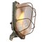 Vintage Industrial Cast Iron & Glass Wall Light 2