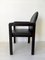 Black Leather and Wood Armchair from Bulo, 1980s 2
