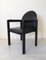 Black Leather and Wood Armchair from Bulo, 1980s 1