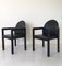 Black Leather and Wood Armchair from Bulo, 1980s 7