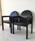 Black Leather and Wood Armchair from Bulo, 1980s 6