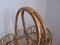 Small Rattan & Bamboo Serving Trolley, 1950s 7