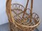 Small Rattan & Bamboo Serving Trolley, 1950s 10