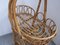 Small Rattan & Bamboo Serving Trolley, 1950s, Image 10