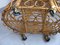 Small Rattan & Bamboo Serving Trolley, 1950s 4