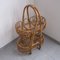 Small Rattan & Bamboo Serving Trolley, 1950s 15