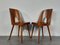 Beech Chairs by Oswald Haerdtl for TON, 1950s, Set of 4 5