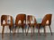 Beech Chairs by Oswald Haerdtl for TON, 1950s, Set of 4 3